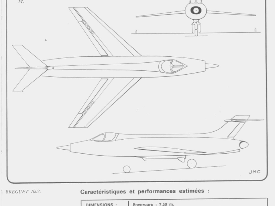 Logo AMN 1 : Breguet 1002 de 1953-3e variante