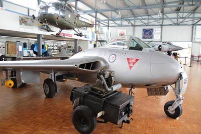 &quot;Clin d'Ailes&quot;, Musée de l'Aviation militaire de Payerne 1 : DH-100 &quot;Vampire&quot;