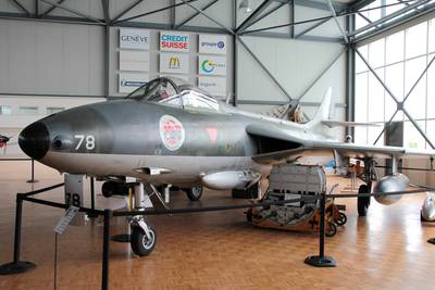 &quot;Clin d'Ailes&quot;, Musée de l'Aviation militaire de Payerne 1 : Hawker Hunter Mk.58