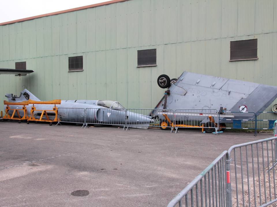 Visite AMN à l'EALC, 2013 1 : Dassault Etendard IV M