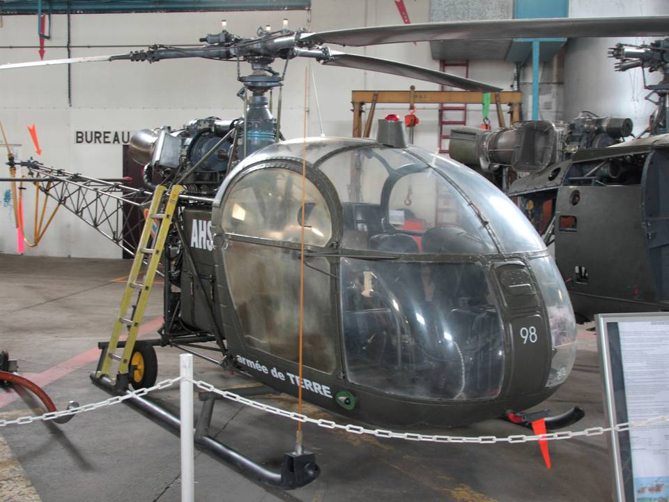 Visite AMN à l'EALC, 2013 1 : Aérospatial Alouette II