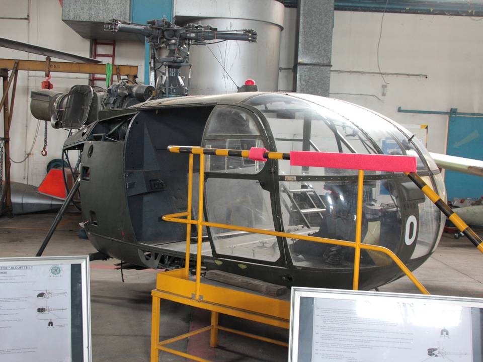 Visite AMN à l'EALC, 2013 1 : Aérospatial Alouette III