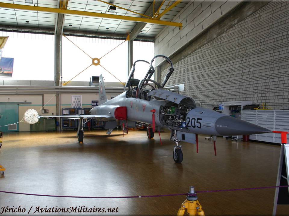 Portes ouvertes de la Base Aérienne de Sion (2008) 1 : F-5F Tiger II (statique)