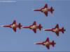 Portes ouvertes de la Base Aérienne de Sion (2008) 1 : Patrouille Suisse  (formation Supercanard)