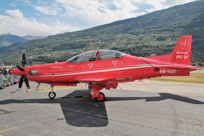 Breitling Air Show Sion 2017 1 : Pilatus PC-21 1