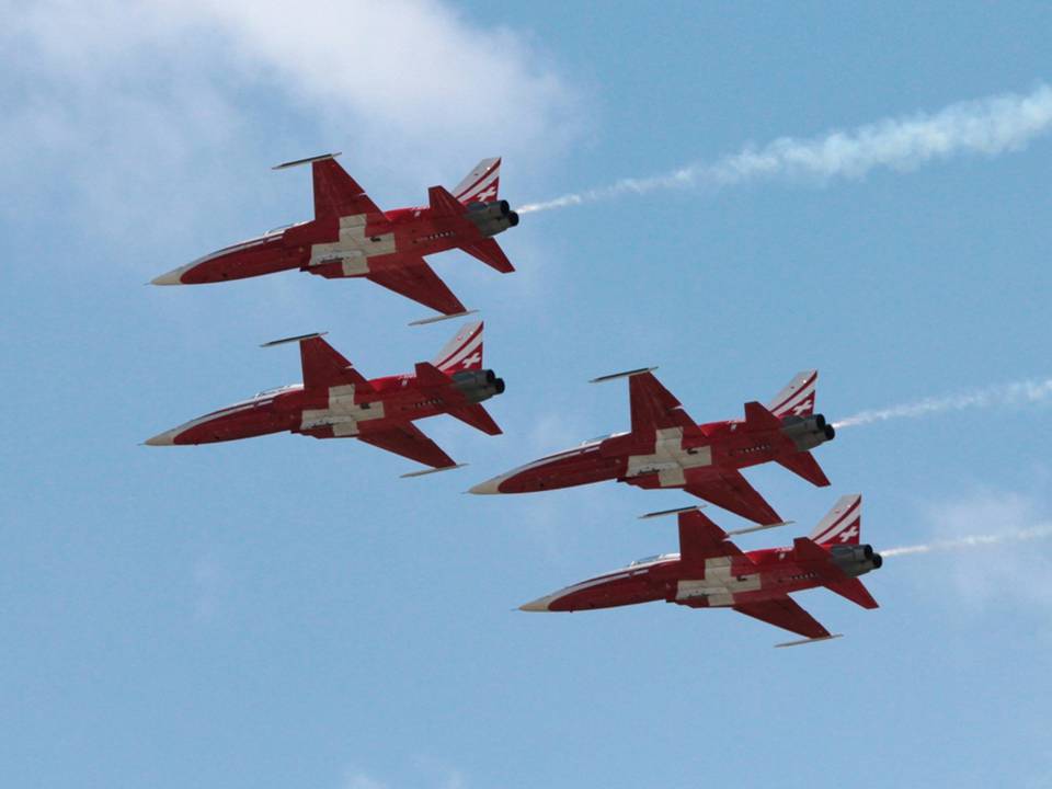 Breitling Air Show Sion 2017 1 : Patrouille Suisse 2