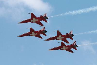 Breitling Air Show Sion 2017 1 : Patrouille Suisse 2