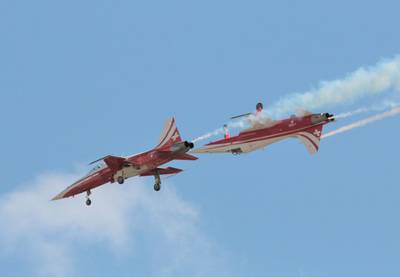 Breitling Air Show Sion 2017 1 : Patrouille Suisse &quot;Mirror&quot; 1