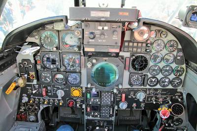 Breitling Air Show Sion 2017 1 : Cockpit d'un F-5E Tiger II