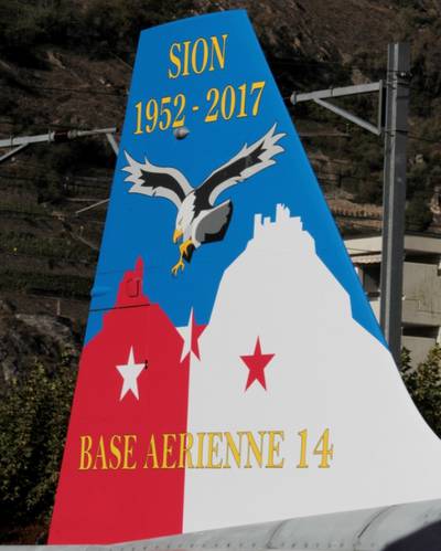 Breitling Air Show Sion 2017 1 : Dérive Tiger, souvenir Base aérienne 14 de Sion