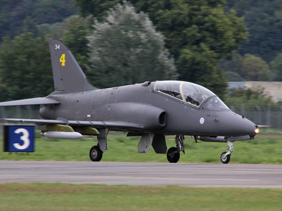 Breitling Air Show Sion 2011 1 : &quot;Midnight Hawks&quot; sur BAe Systems Hawk MK 52