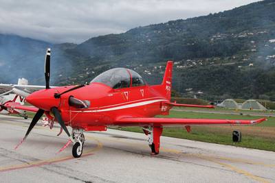 Breitling Air Show Sion 2011 1 : Pilatus PC-21