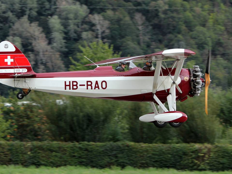 Breitling Air Show Sion 2011 1 : Morane-Saulnier MS-317  1