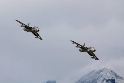 Breitling Air Show Sion 2011 1 : Hawker Hunter T Mk68