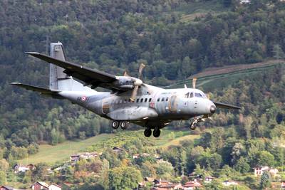 Breitling Air Show Sion 2011 1 : CN-235 de l'Armée de l'Air