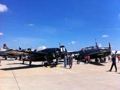 Joint Open Service House 2011 at Andrews Joint-Base (MD, USA) 1 : AT-6 &amp; TBF TBM Avenger.jpg