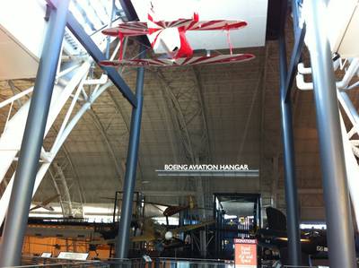 National Air &amp; Space Museum - Steven F.Udvar Hazy center (Chantilly, VA, USA) 1 : A-Entrance_2.jpg