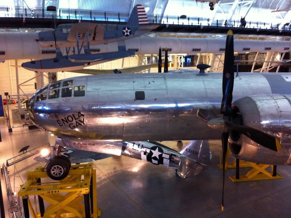 National Air &amp; Space Museum - Steven F.Udvar Hazy center (Chantilly, VA, USA) 1 : B-29 Superfortress ENOLA GAY_3.jpg