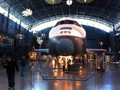 National Air &amp; Space Museum - Steven F.Udvar Hazy center (Chantilly, VA, USA) 1 : USAF Space shuttle_1.jpg