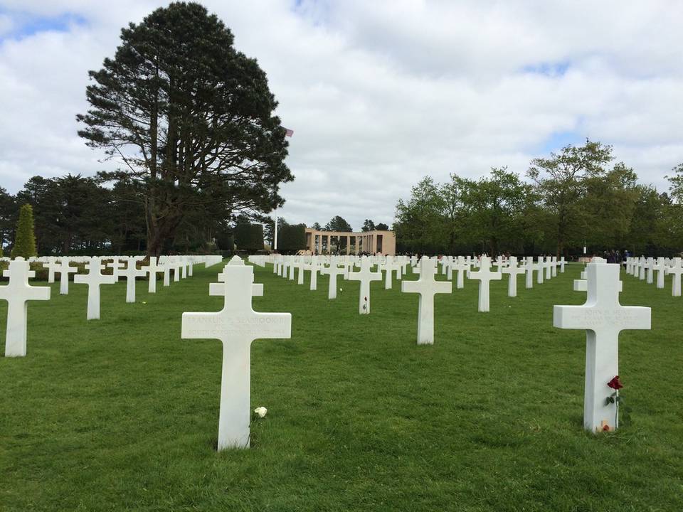 Ste-Mère Eglise - The American Cemetery in Normandy - Pointe du Hoc (Normandy, France) 1 : IMG_2592