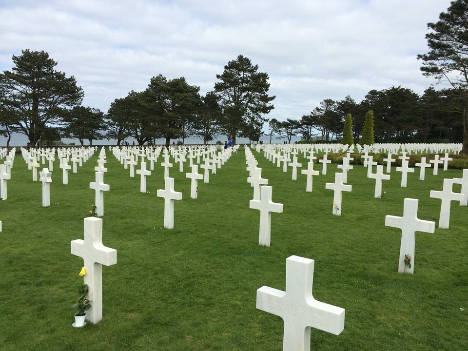 Ste-Mère Eglise - The American Cemetery in Normandy - Pointe du Hoc (Normandy, France) 1 : IMG_2594