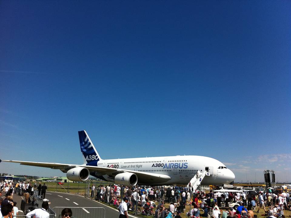 Paris Airshow 2011 (Le Bourget, France) 1 : Airbus A-380.jpg