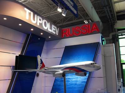 Paris Airshow 2011 (Le Bourget, France) 1 : Tupolev model.jpg