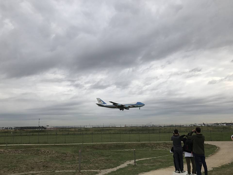 Jets VIP &amp; others (Paris, France) 1 : VC-25A 28000 at Paris Orly Airport (ORY), as &quot;SAM 45&quot; 1