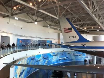 Ronald Reagan presidential Museum &amp; Library (Simi Valley, CA, USA) 1 : Air Force One - tail 3