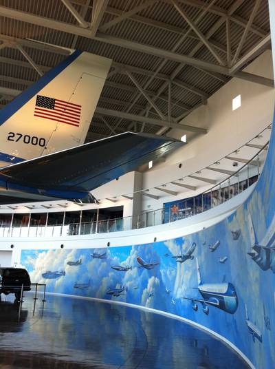 Ronald Reagan presidential Museum &amp; Library (Simi Valley, CA, USA) 1 : Air Force One 27000 - tail 1