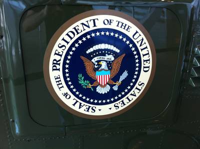 Ronald Reagan presidential Museum &amp; Library (Simi Valley, CA, USA) 1 : Marine One - Seal of the President of the United States