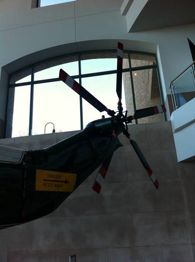 Ronald Reagan presidential Museum &amp; Library (Simi Valley, CA, USA) 1 : Marine One - tail rotor