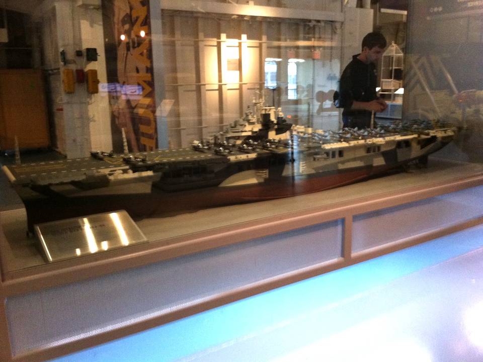 The USS Intreprid Sea, Air, and Space museum (NY, USA) 1 : Aircraft_carrier_model.jpg