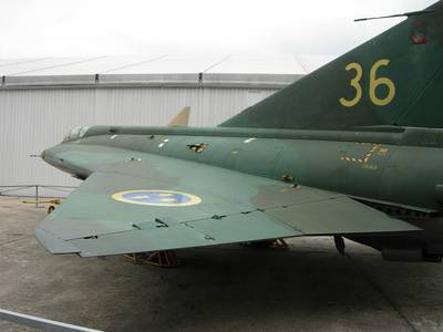 Musée du Bourget 2008 1 : J-35 Draken