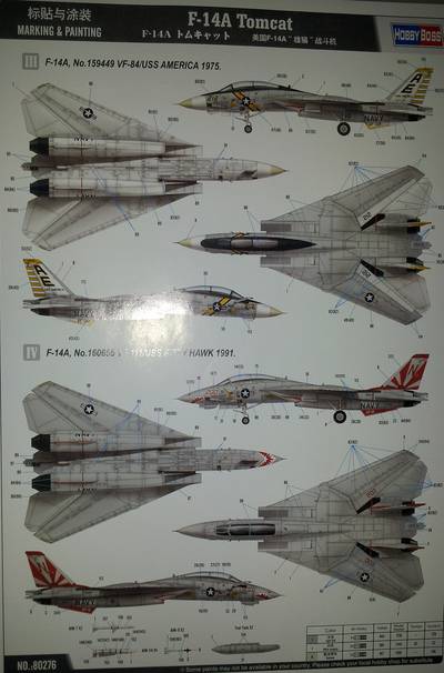 F-14A Hobby Boss 1-72 1 : F-14A Tomcat Hobby Boss 1-72 - 3