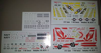 F-14A Hobby Boss 1-72 1 : F-14A Tomcat Hobby Boss 1-72 - 11