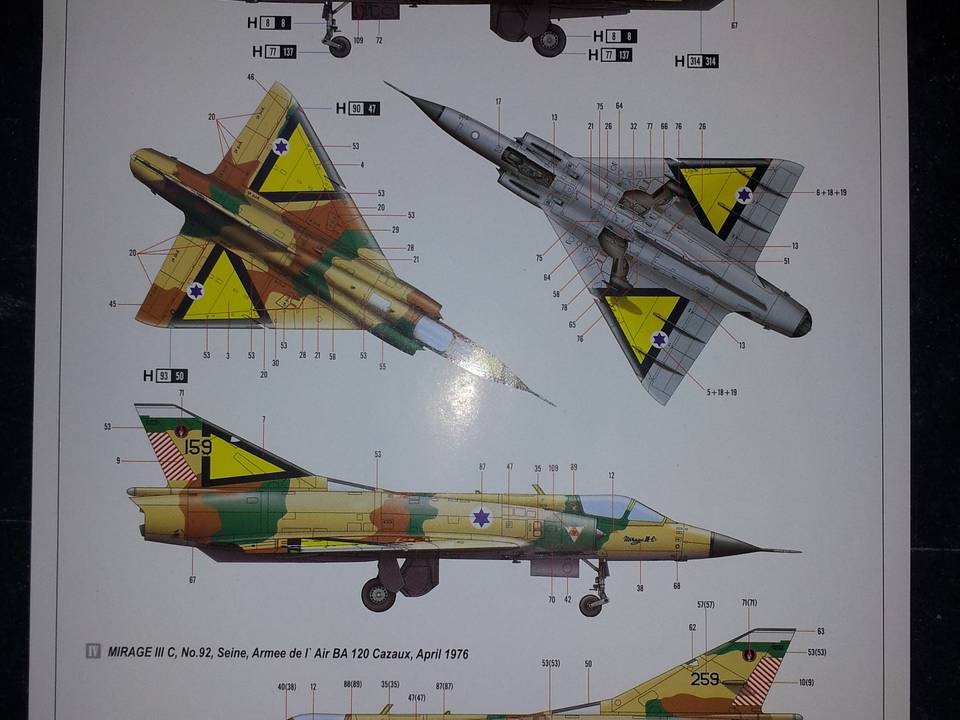 Mirage IIICJ Hobby Boss 1-48 1 : Mirage IIICJ Hobby Boss 1-48 - 2