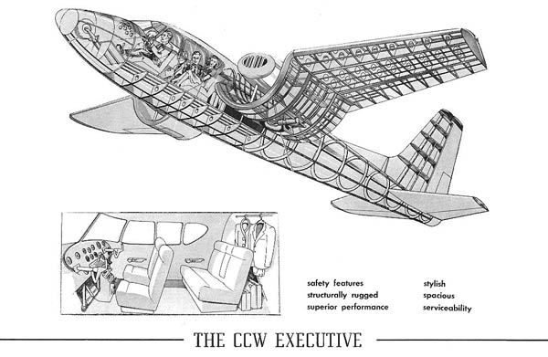  D&eacute;pliant publicitaire de la firme vantant l'am&eacute;nagement int&eacute;rieur.