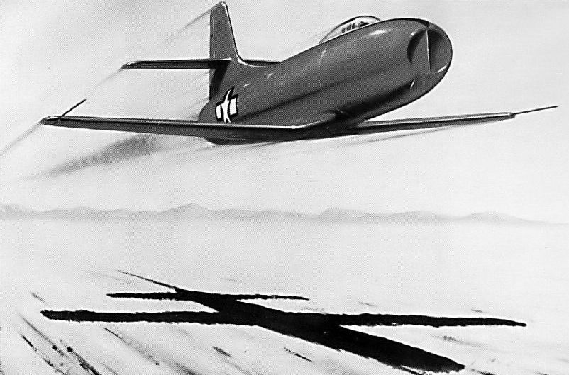 Vue d'artiste du D-558-1