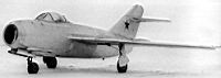 Le Mikoyan I-310 S-01, premier prototype du MiG-15