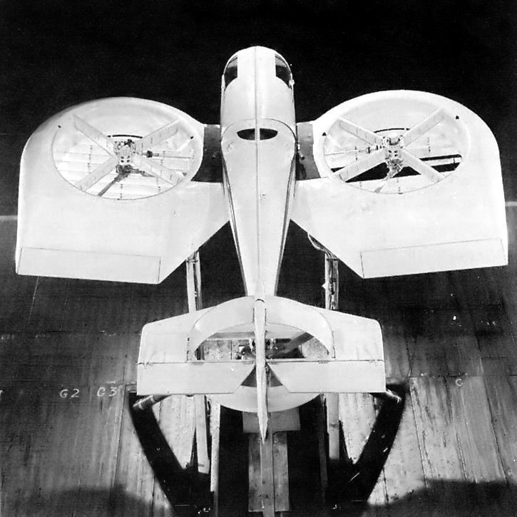 Le Vanguard lors d'essai en soufflerie &agrave; la NASA