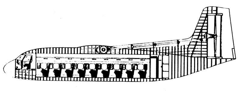 Vue en coupe du  Mod&egrave;le 18