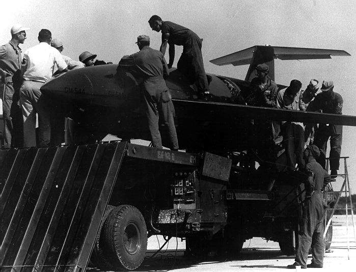 Un prototype de Matador avec ses ailes &agrave; mi-hauteur