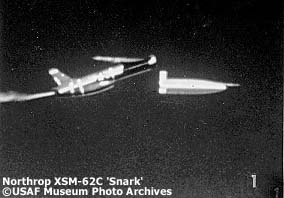 S&eacute;quence de s&eacute;paration de l'ogive nucl&eacute;aire du SM-62