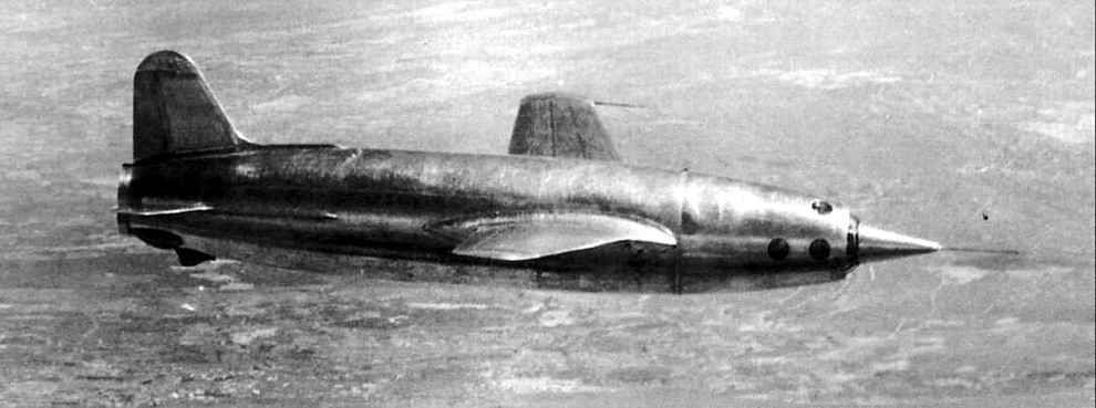 Le Leduc 010 en vol plan&eacute;