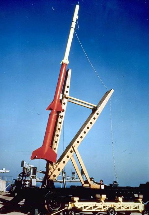 Position de tir de l'Onera ARDALTEX 06 au CEM. (1959).