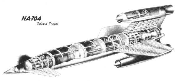 Le North American NA-704, une des propositions pour le XSSM-A-2