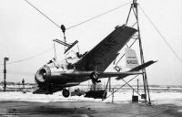 Le X-14 en essais sous filin