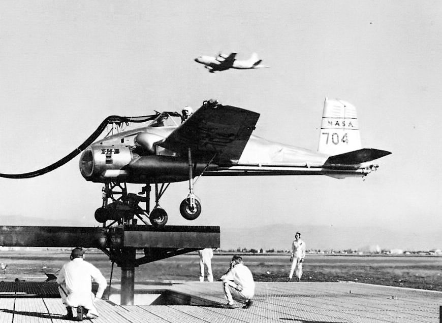 Le X-14B en cour d'essai