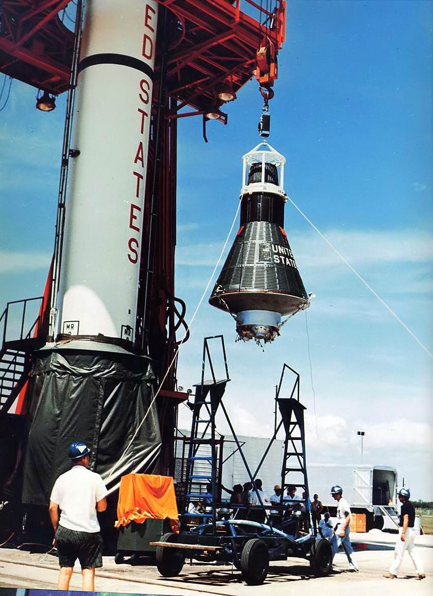 Une capsule Mercury qui l'emporta sur le X-15 orbital